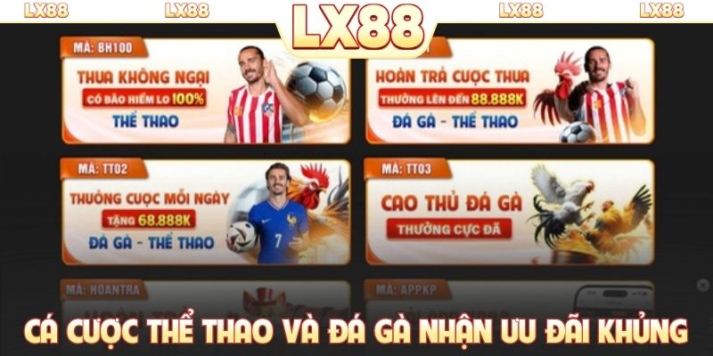 Cá cược thể thao và đá nhận ưu đãi khủng từ nhà cái