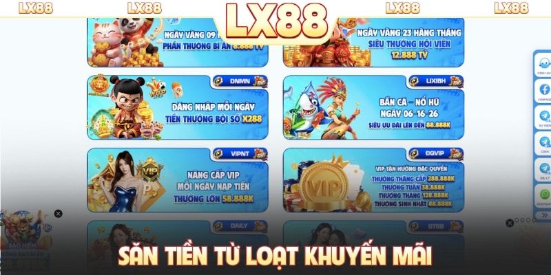 Săn tiền từ loạt khuyến mãi